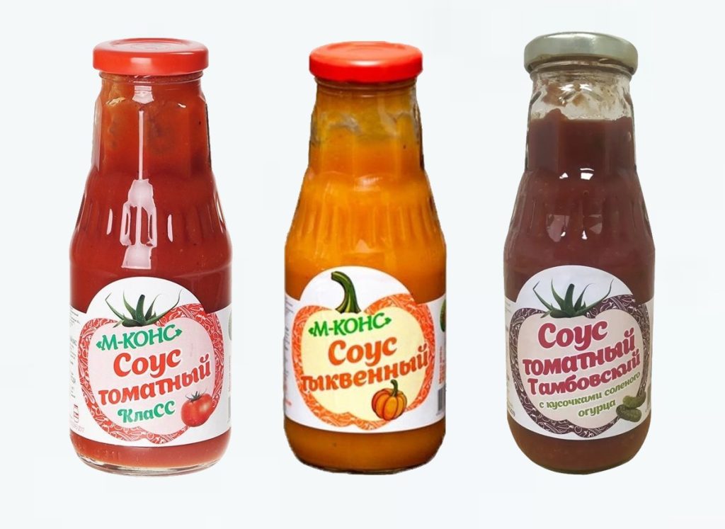 Томатные соусы М-Конс оптом — дистрибьютор в Московской, Рязанской и Тульской областях