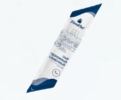 Сыр творожный сливочный FriendChef 65% в коробе 5×1 кг — оптом для HoReCa и производств