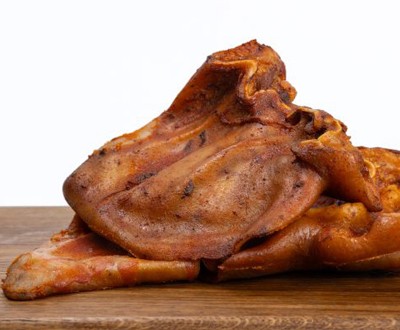 Уши свиные «По-корейски» охлаждённые Емельянов оптом, паприка и чеснок, МГС, 15 суток