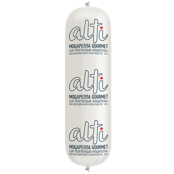 Сыр Моцарелла Alti Gourmet для пиццы 40% 2 кг — оптом