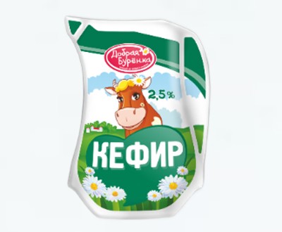 Кефир Добрая Буренка 2,5% кувшин 900г — оптовые поставки