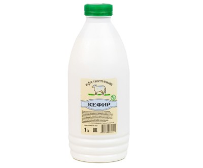 Кефир КФХ Постников 3,4% ПЭТ 1л — оптом от дистрибьютора, Рязань
