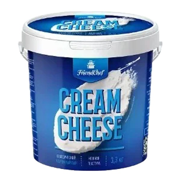 Сыр творожный сливочный CREAM CHEESE УМК 3,3 кг — оптом
