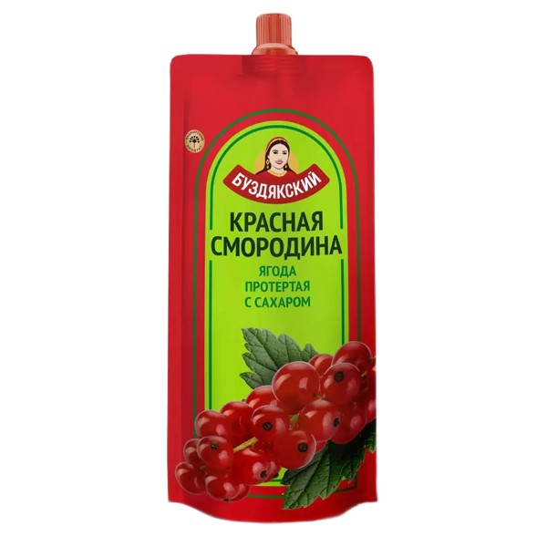 Красная смородина протёртая с сахаром БКК 280 г — оптом