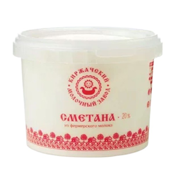 Сметана весовая Киржачский МЗ ГОСТ 20% 3 кг — оптом