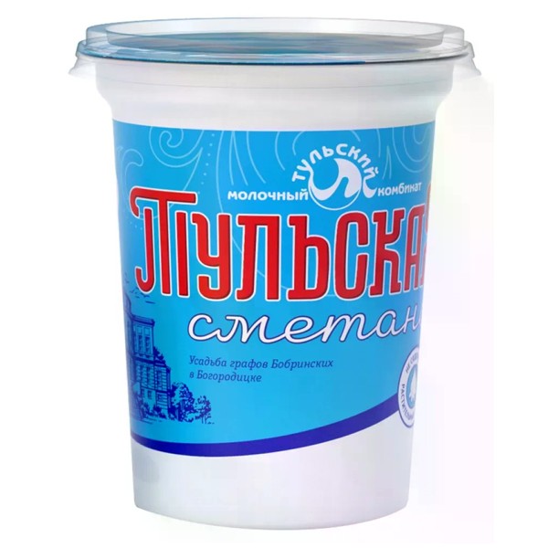 Сметана Тульская 15% 300 г — оптом
