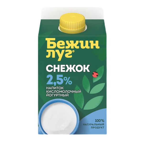 Снежок Бежин луг 2,5% 500 г — оптом