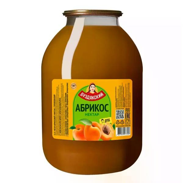 Нектар абрикосовый с мякотью БКК 3 л — оптом