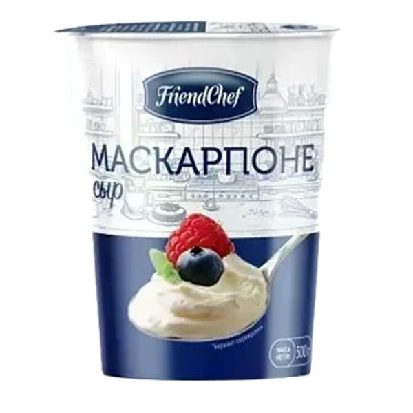 Сыр Маскарпоне FriendChef УМК 82% 500 г и 10 кг — оптом